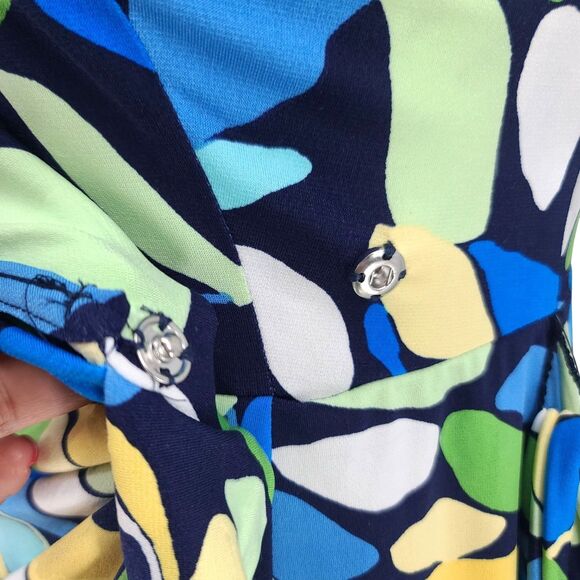 Maggy London NWT Printed Wrap Dress Size 2 - Picture 5 of 9